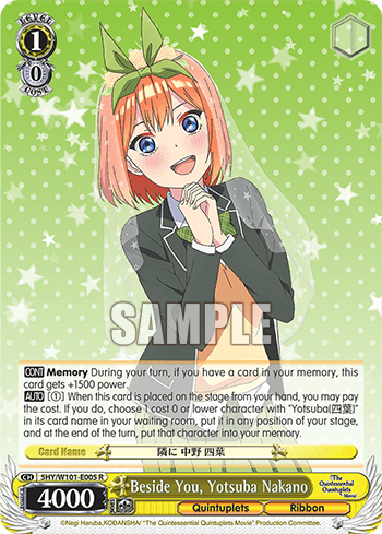 5HY/W101-E005 - Beside You, Yotsuba Nakano (R)