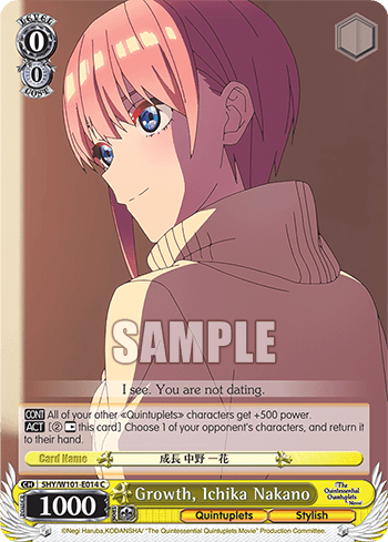 5HY/W101-E014 - Growth, Ichika Nakano (C)