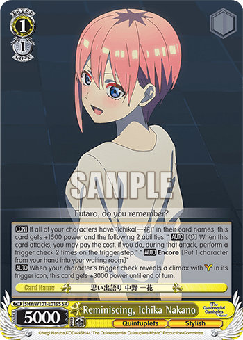 Reminiscing, Ichika Nakano