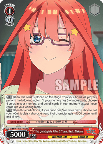 5HY/W101-E104S - The Quintuplets After 5 Years, Itsuki Nakano (PR)
