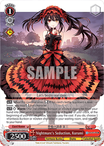 Fdl/W120-E083 - Nightmare's Seduction, Kurumi (R)