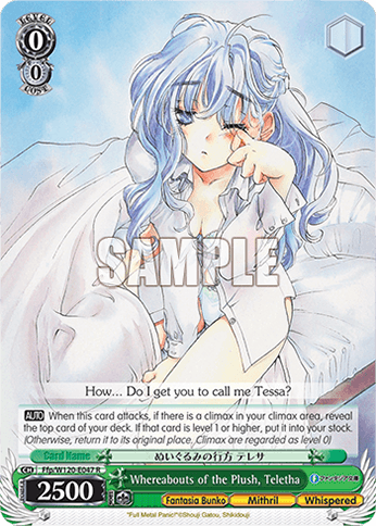 Ffp/W120-E047 - Whereabouts of the Plush, Teletha (R)