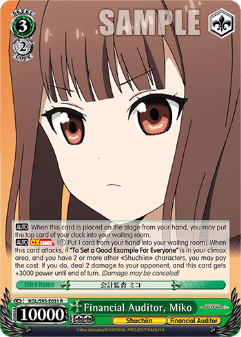 KGL/S95-E031 - Financial Auditor, Miko (R)