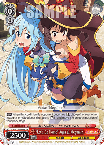 “Let's Go Home” Aqua & Megumin