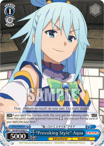 KS/W75-E092 - “Provoking Style” Aqua (C)