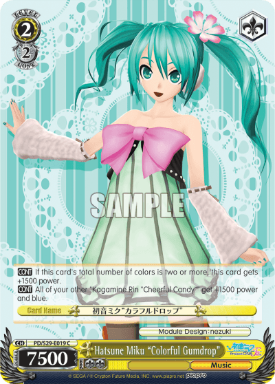 PD/S29-E019 - Hatsune Miku "Colorful Gumdrop" (C)