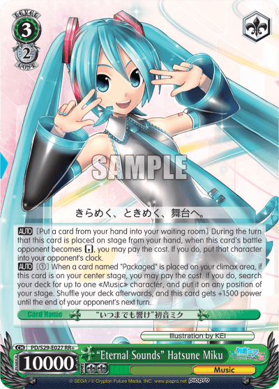 PD/S29-E027 - "Eternal Sounds" Hatsune Miku (RR+)