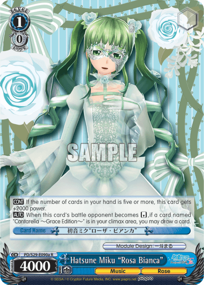 PD/S29-E090a - Hatsune Miku "Rosa Bianca" (R)