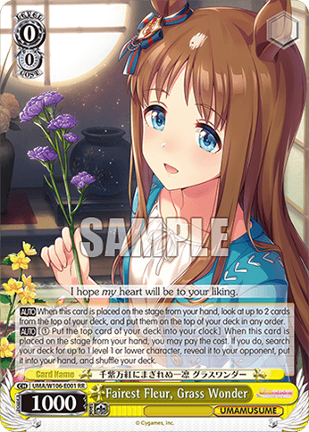 UMA/W106-E001 - Fairest Fleur, Grass Wonder (RR)