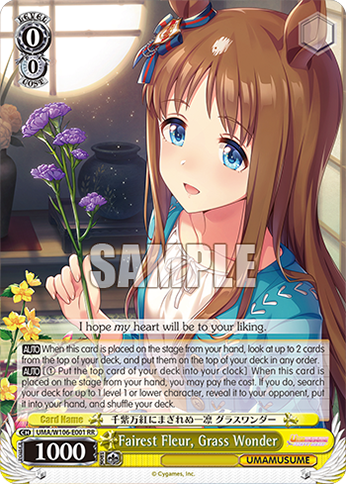Fairest Fleur, Grass Wonder